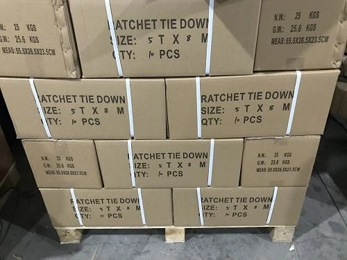 carton package for lashing straps